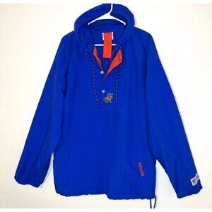 Vintage Florida Gators Jacket The Game Mens Large Pullover Windbreaker Hooded
